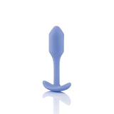 b-Vibe Snug Plug 1 Weighted Silicone Butt Plug Violet - Simply Pleasure