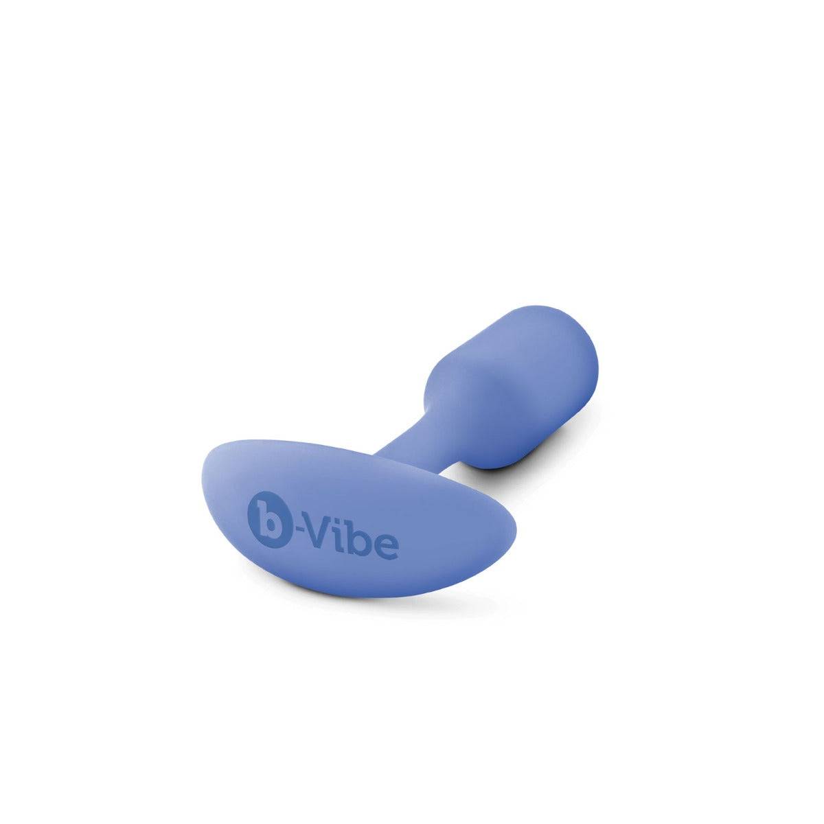 b-Vibe Snug Plug 1 Weighted Silicone Butt Plug Violet - Simply Pleasure