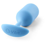 b-Vibe Snug Plug 3 Weighted Silicone Butt Plug Teal