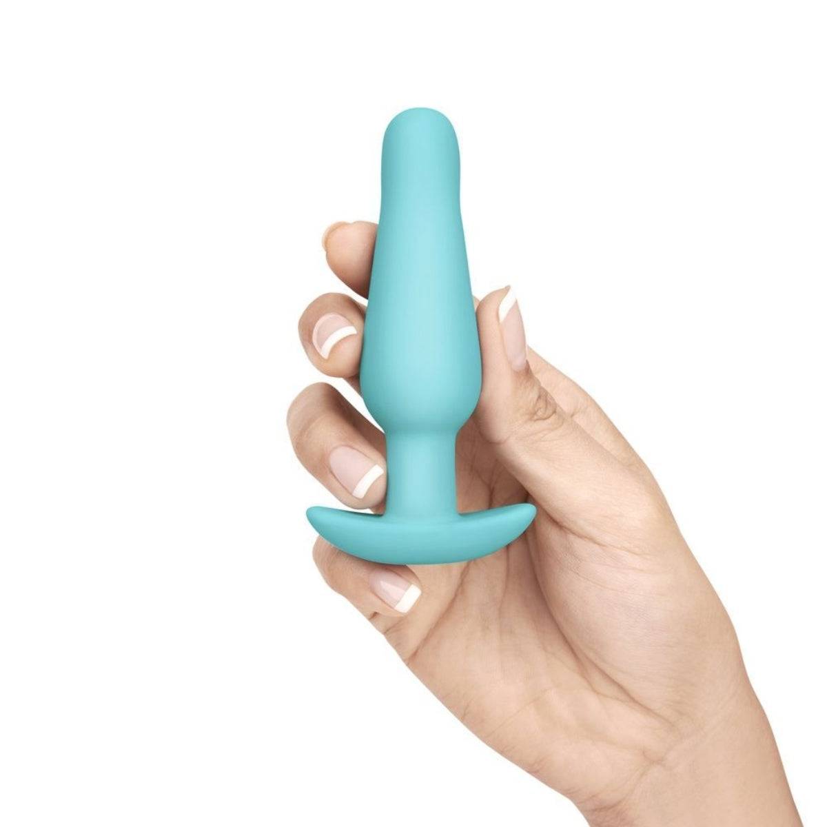 b-Vibe Anal Training & Education Butt Plug Set Blue - Simply Pleasure