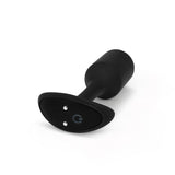 b-Vibe Snug Plug Weighted & Vibrating Butt Plug Black Medium