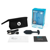 b-Vibe Snug Plug Weighted & Vibrating Butt Plug Black Medium