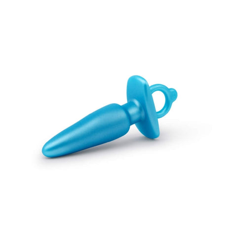 b-Vibe Butties Sleek Tapered Silicone Butt Plug Blue 5.8 Inch