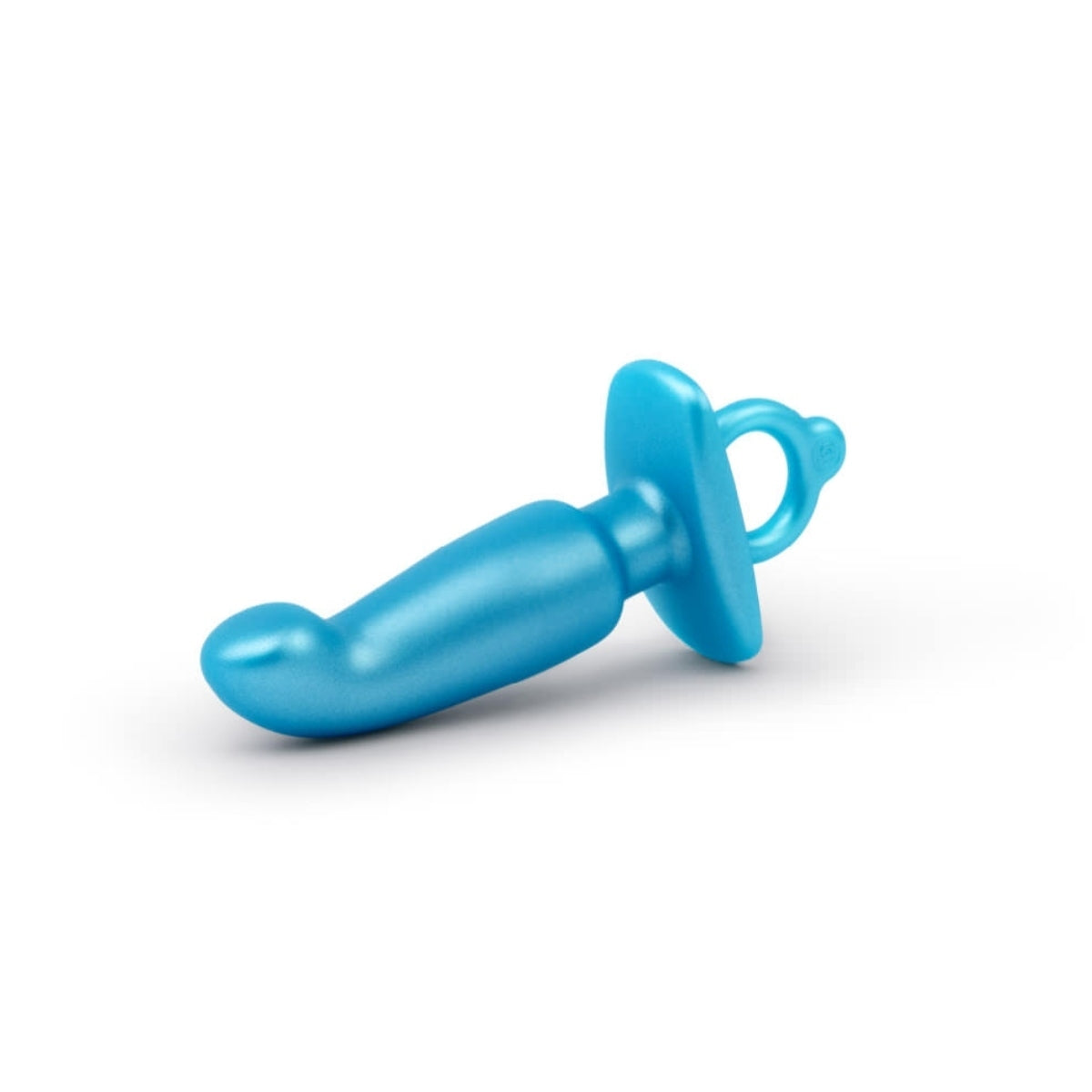 b-Vibe Butties Hither Silicone Prostate Plug Blue 5.6 Inch