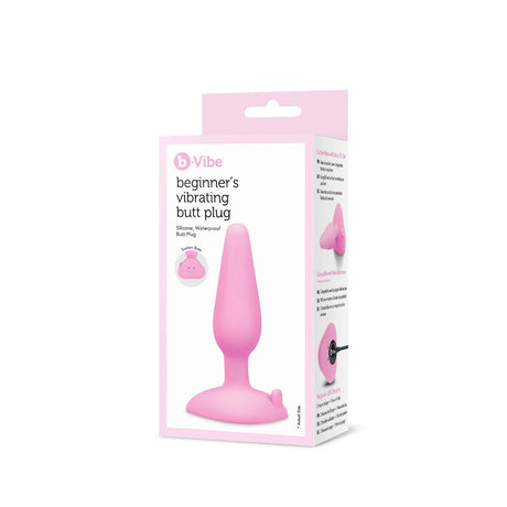 b-Vibe Beginner's Vibrating Butt Plug Pink