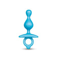 b-Vibe Butties Pop Silicone Anal Beads Blue