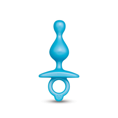 b-Vibe Butties Pop Silicone Anal Beads Blue