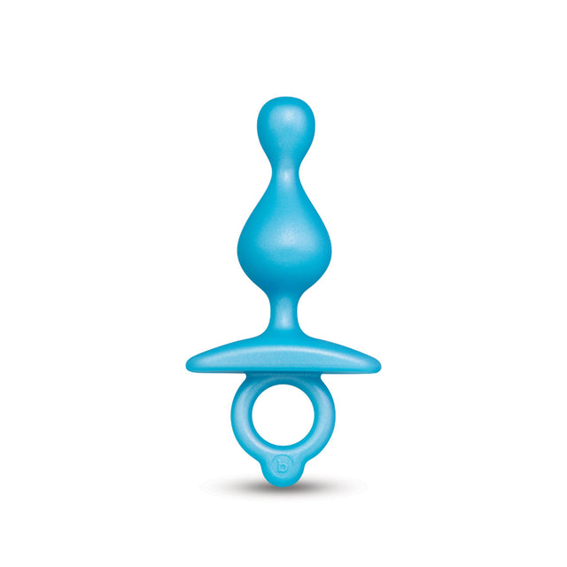 b-Vibe Butties Pop Silicone Anal Beads Blue