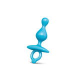 b-Vibe Butties Pop Silicone Anal Beads Blue