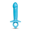 b-Vibe Butties Lil Dil Silicone Anal Dildo Blue