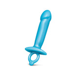 b-Vibe Butties Lil Dil Silicone Anal Dildo Blue