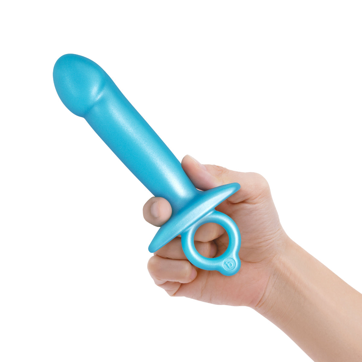 b-Vibe Butties Lil Dil Silicone Anal Dildo Blue