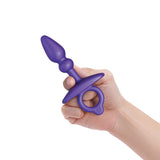 b-Vibe Butties Dart Silicone Anal Butt Plug Purple
