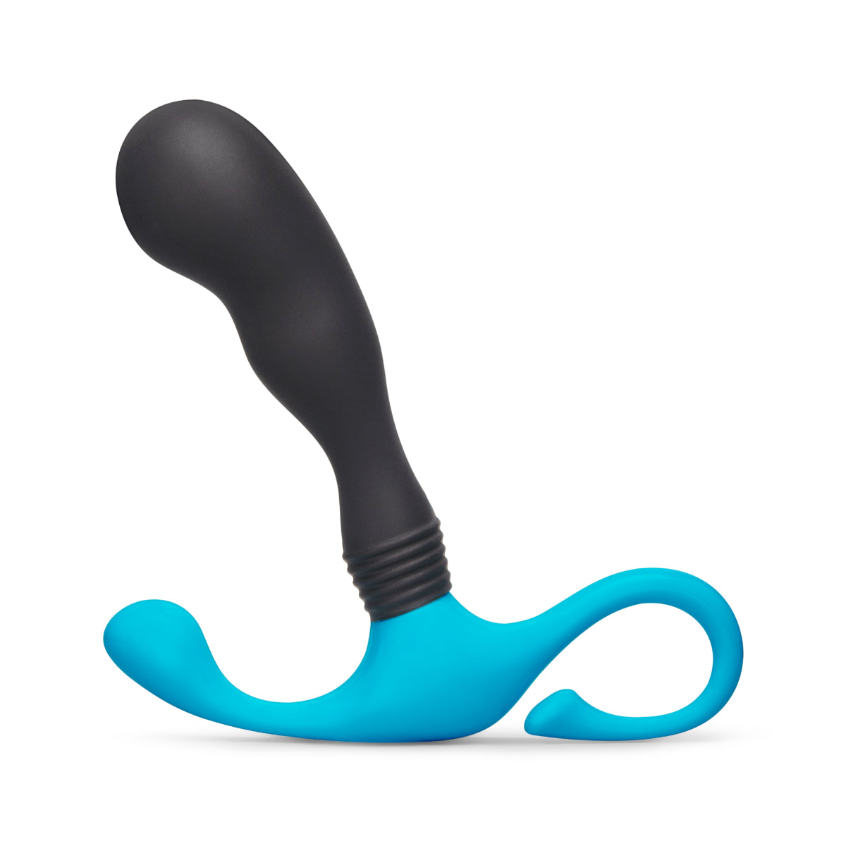 b-Vibe P-Spot Curl Hands-Free Curved Prostate Massager Black Blue