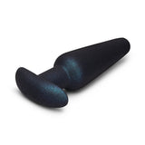 b-Vibe Hefty Weighted Sparkly Silicone Butt Plug Black
