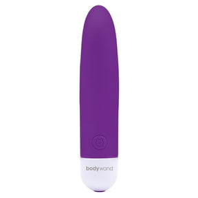 Bodywand Neon Mini Vibe Lipstick Bullet Vibrator Purple - Simply Pleasure
