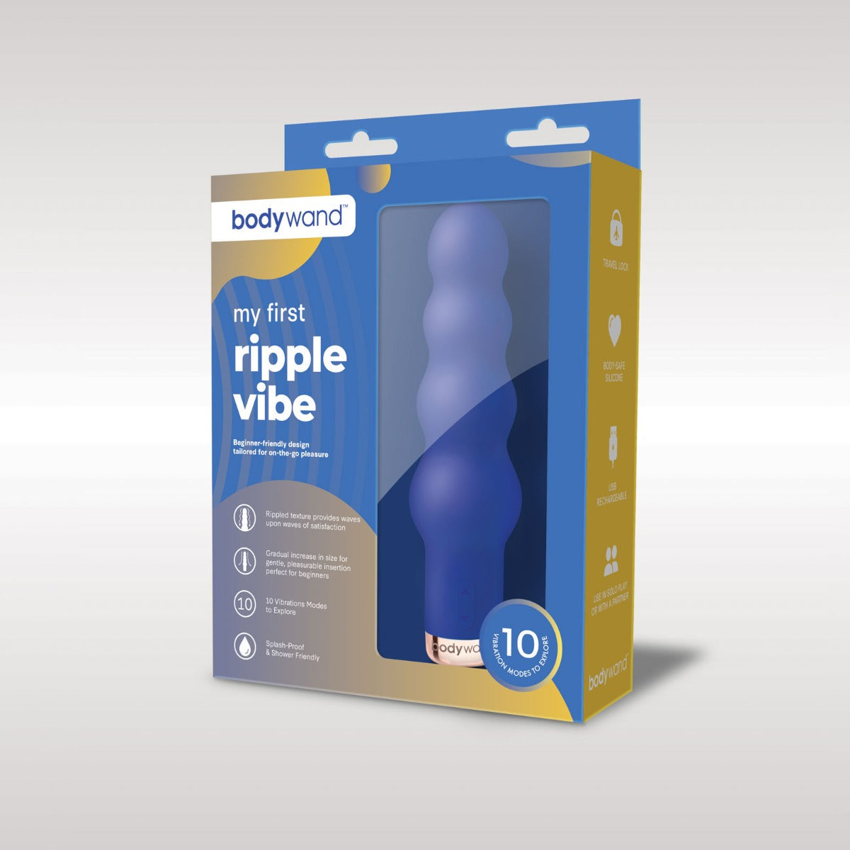 Bodywand My First Ripple Vibe Vibrator Blue - Simply Pleasure