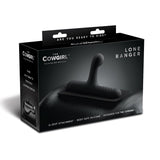 The Cowgirl Lone Ranger G-Spot Silicone Saddle Attachment Black