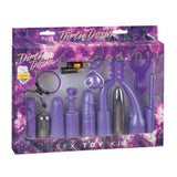 Seven Creations Dirty Dozen Couple's Sex Toy Kit Purple