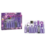 Seven Creations Dirty Dozen Couple's Sex Toy Kit Purple