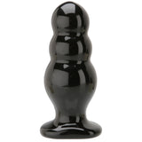 TitanMen Master Tool 4 Triple Ripple Butt Plug Black 6.5 Inch