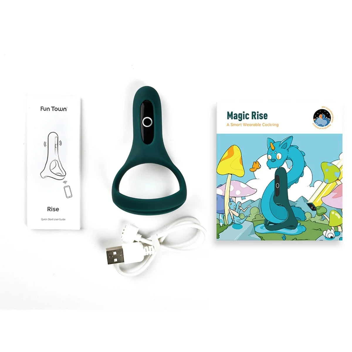 Magic Motion Rise Smart Vibrating Cock Ring Green