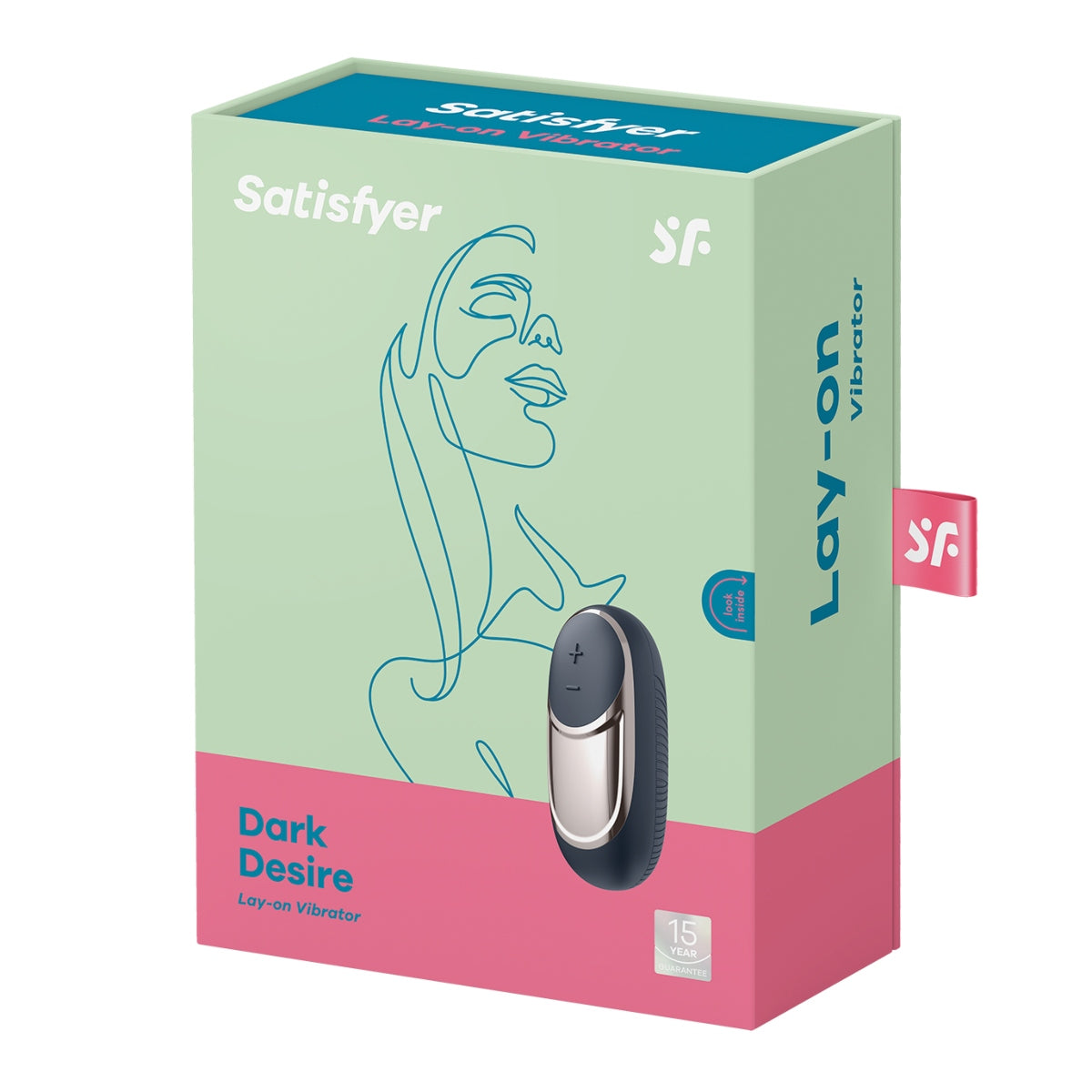 Satisfyer Dark Desire Lay On Vibrator Blue