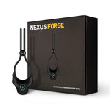 Nexus Forge Adjustable Vibrating Cock Ring Black