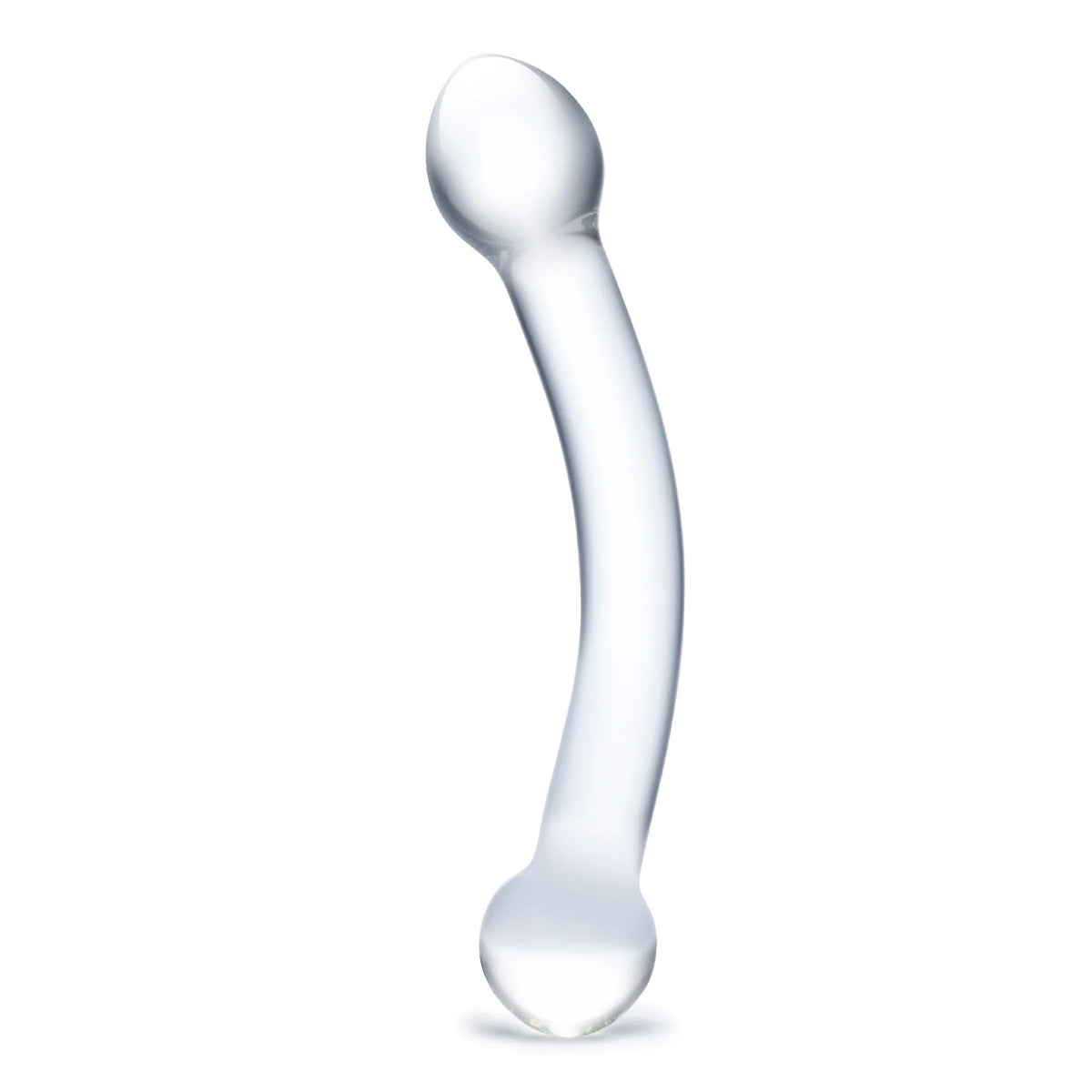 Glas Curved Glass G-Spot Stimulator Clear 7 Inch