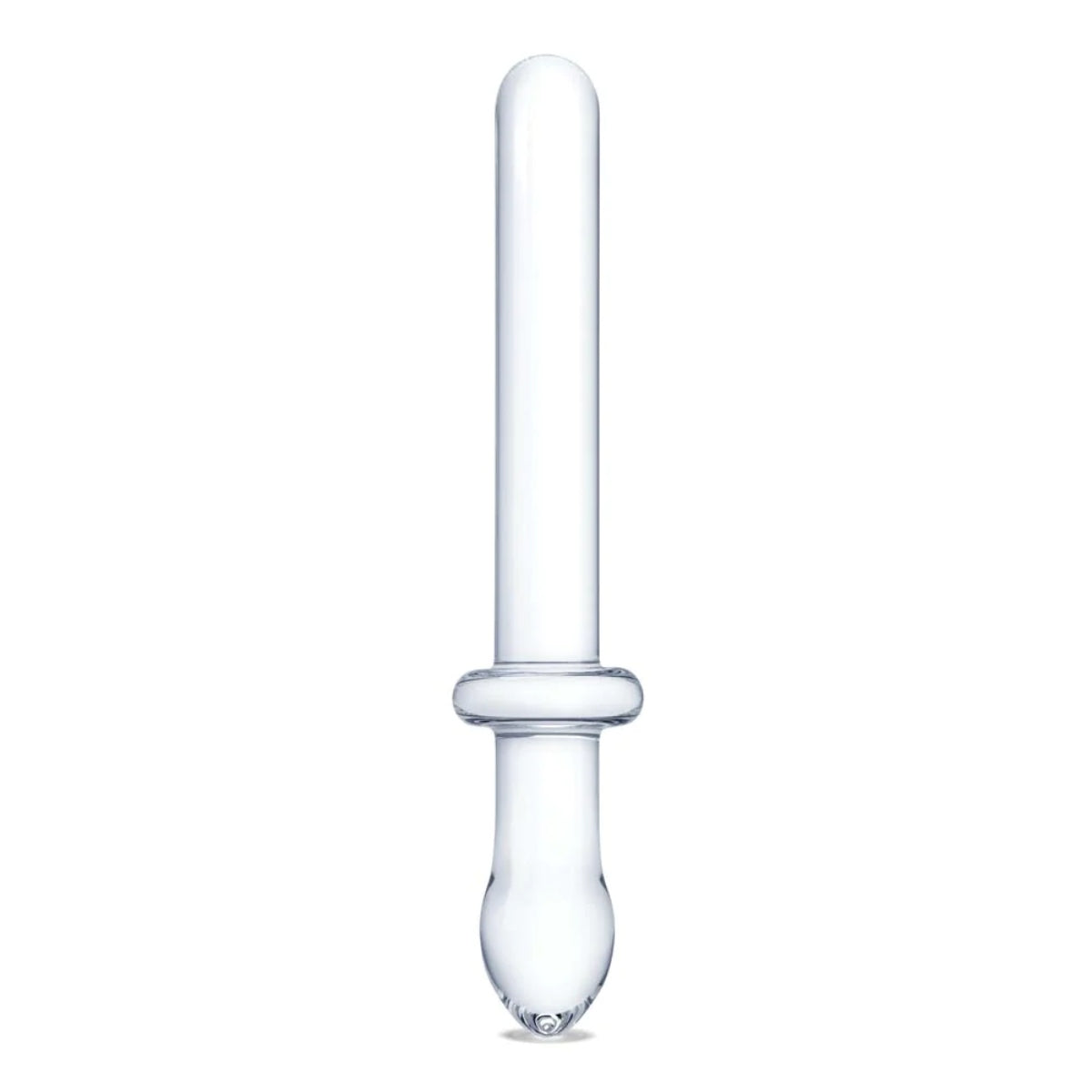 Glas Classic Smooth Dual Ended Dildo Clear 9.25 Inch