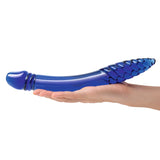 Glas Double Sided Glass Dildo Blue 11 Inch