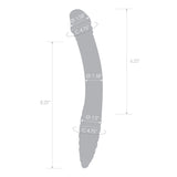 Glas Double Sided Glass Dildo Blue 11 Inch