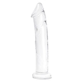 Glas Glass Dildo With Veins & Flat Base Clear 12 Inch