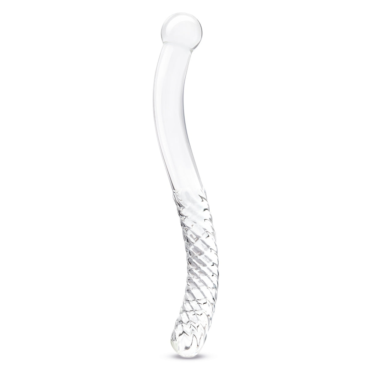 Glas Pelvic Double Ended Glass Wand Clear 11 Inch