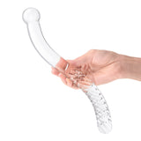 Glas Pelvic Double Ended Glass Wand Clear 11 Inch