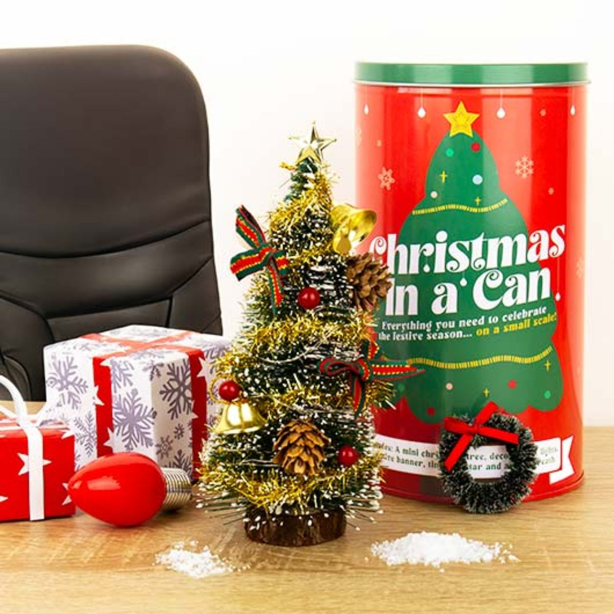 Gift Republic Christmas In A Can Decoration Set