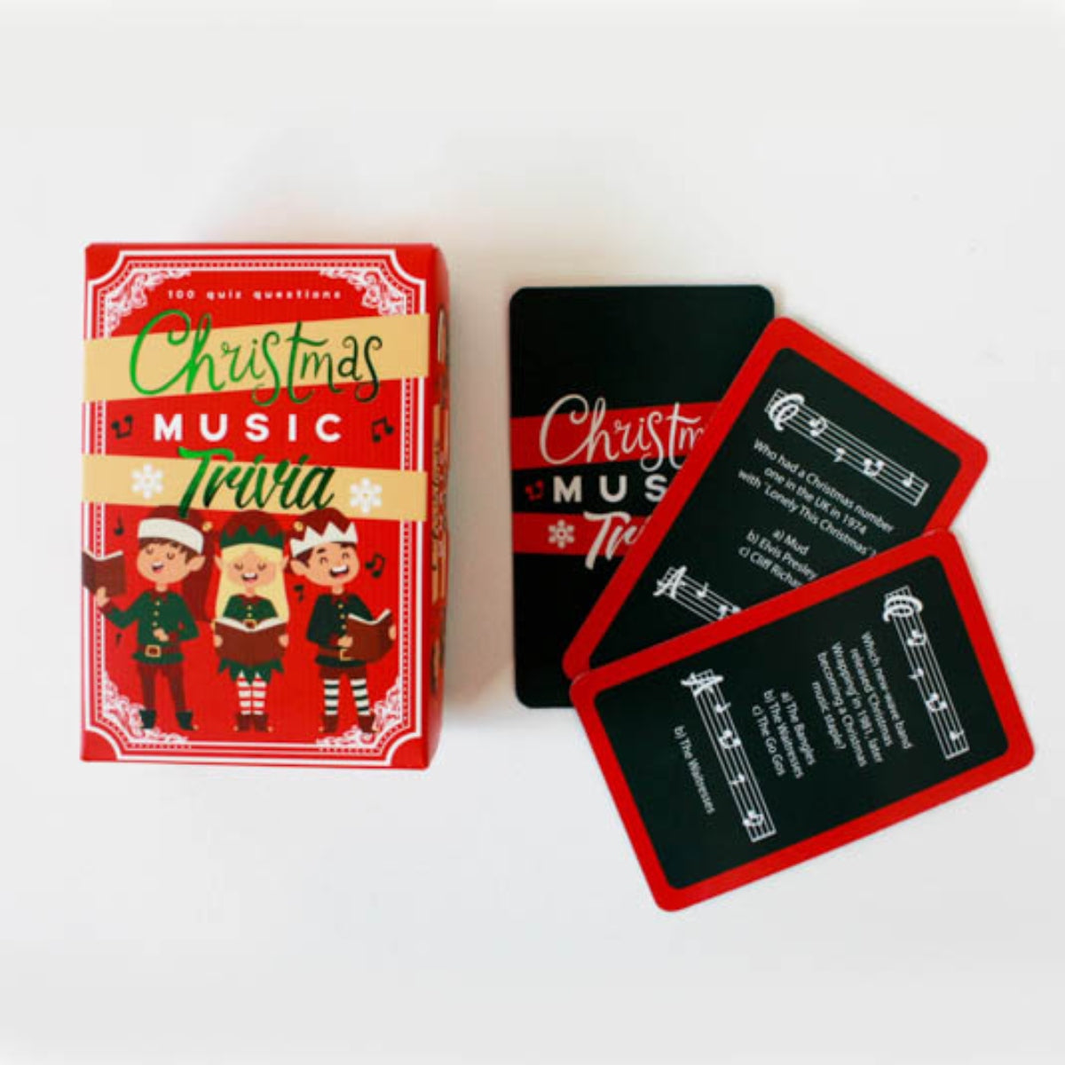 Gift Republic Christmas Music Trivia Card Game