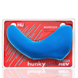 Hunkyjunk Buzzfuck Sling With Taint Vibe Vibrating Cock Sling Teal Ice