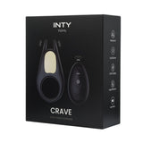 INTY Toys Crave Vibrating Cock Ring Black
