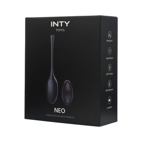 INTY Toys Neo Vibrating Egg With Remote Black