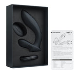 INTY Toys Rebel Prostate Massager With Remote Black