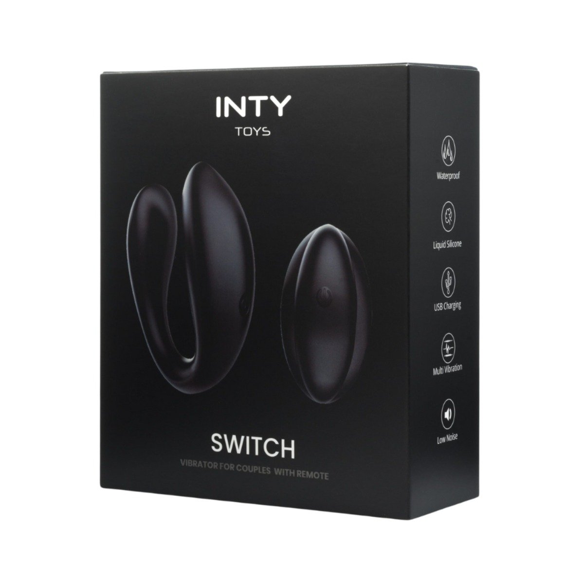 INTY Toys Switch Couples Vibrator With Remote Black