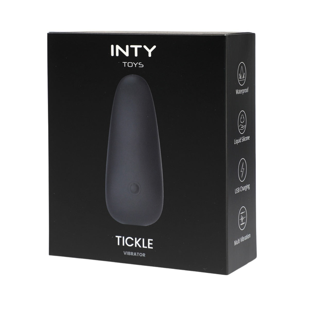 INTY Toys Tickle Vibrator Black