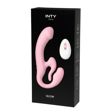INTY Toys Glow Multi Vibrator With Remote Pink