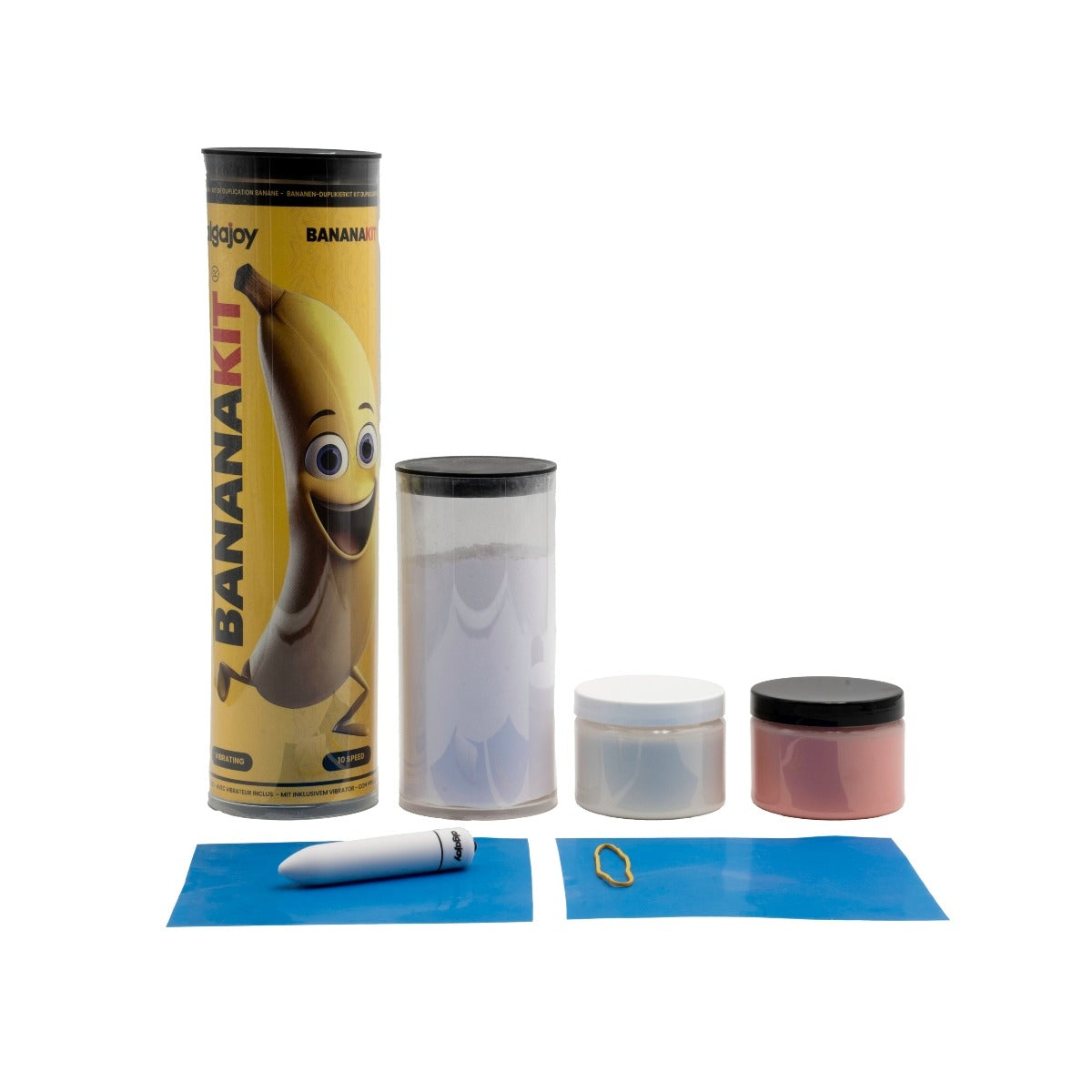 Banana Kit Penis Moulding Kit With Vibrator Pink