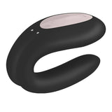 Satisfyer Double Joy Partner Vibrator Black