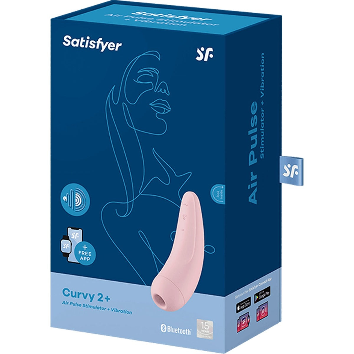 Satisfyer Curvy 2 Plus Air Pulse Stimulator Pink