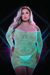 Lapdance Glow In The Dark Mini Dress