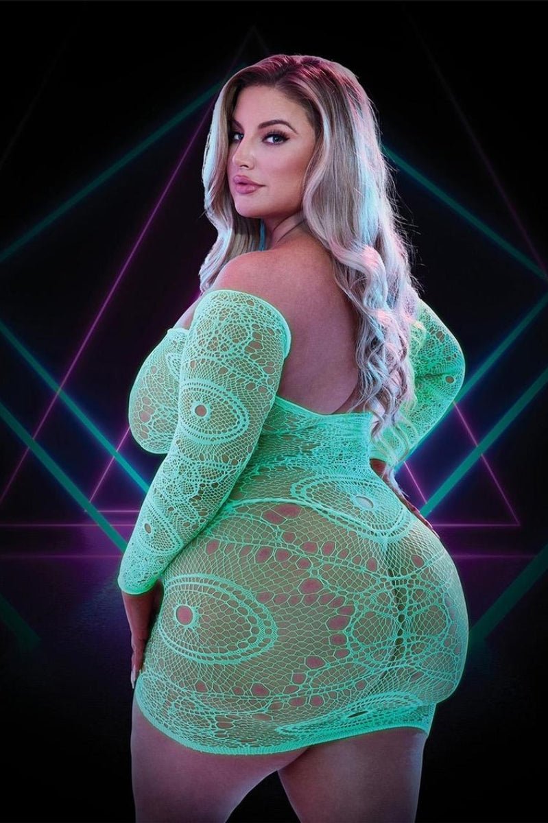 Lapdance Glow In The Dark Mini Dress