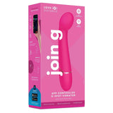 Love Distance Join G App Controlled G-Spot Vibrator Pink